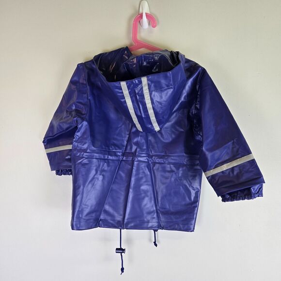 ACME KIDS 1995 Warner Bros. Looney Tunes PVC Reflective Raincoat Youth XXS NEW - Picture 4 of 11
